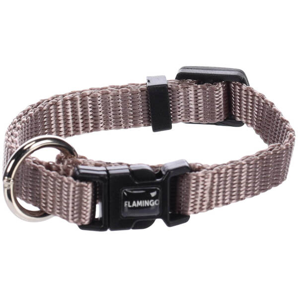 FLAMINGO Collar Ziggi Taupe XXS 15-25cm 10mm