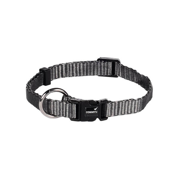 FLAMINGO Collar Ziggi Dark Grey XS 20-35cm 10mm