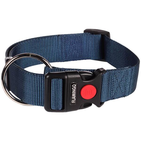 FLAMINGO Collar Ziggi Dark Blue 55-75cm 40mm