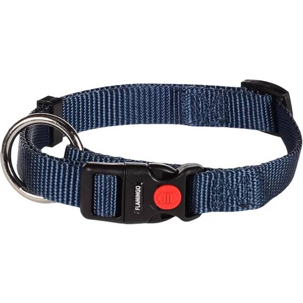 FLAMINGO Collar Ziggi Dark Blue 30-45cm 20mm