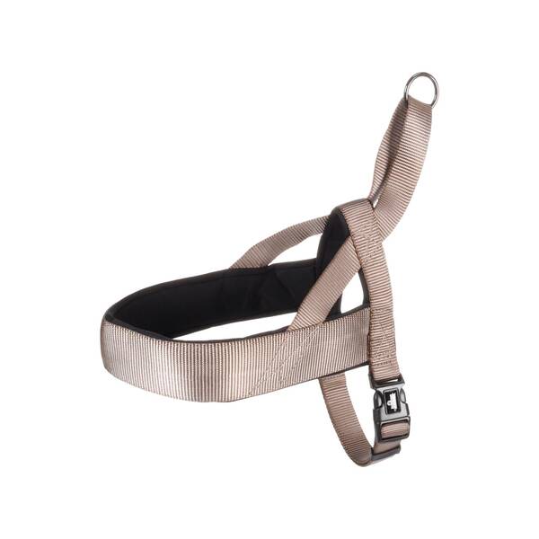 NORWEGIAN Dog Harness Taupe M 50-65cm 20mm