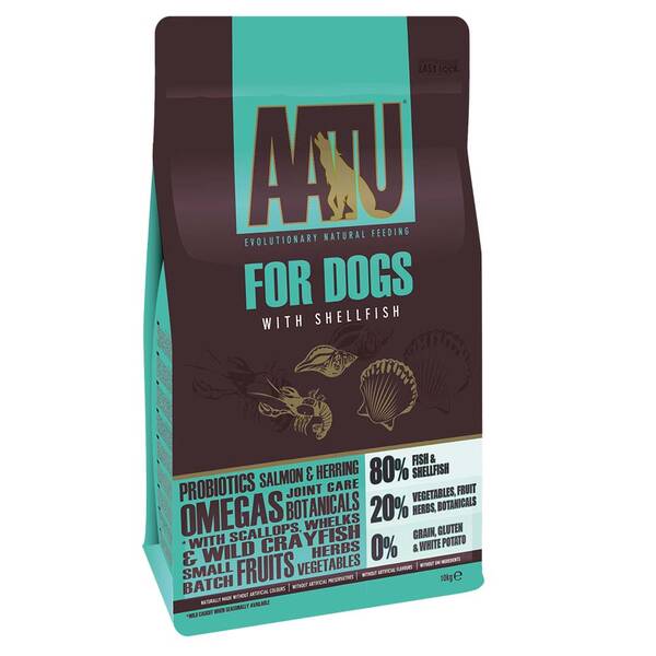 AATU Grain Free Dog 80/20 Adult Shellfish 10kg