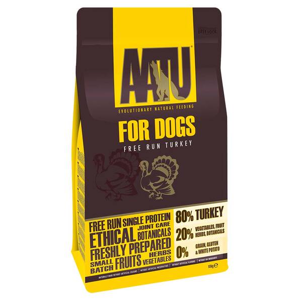 AATU Grain Free Dog 80/20 Adult Turkey 10kg