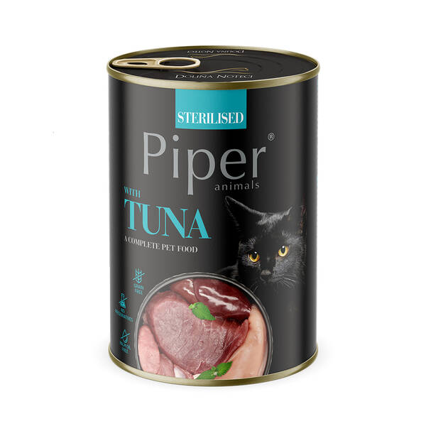 PIPER Cat Adult Sterilised Tuna 400gr