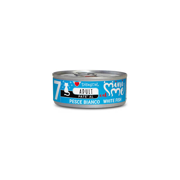 DISUGUAL Mini Me Cat - ADULT 7 Pate White Fish 85gr