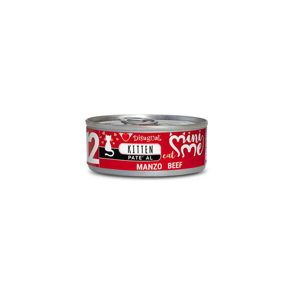 DISUGUAL Mini Me Cat - KITTEN 12 Pate Beef 85gr