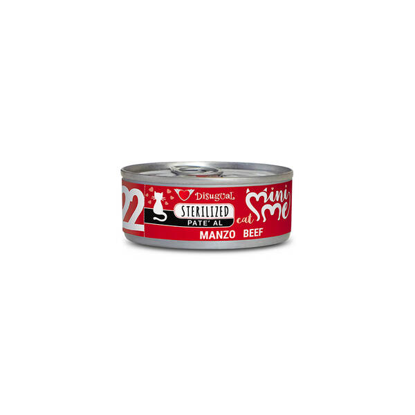 DISUGUAL Mini Me Cat - STERILIZED 22 Pate Beef 85gr