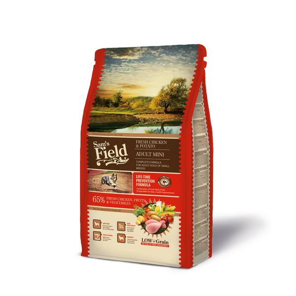 SAM'S FIELD Dog Adult Mini Chicken&Potato 2.5kg