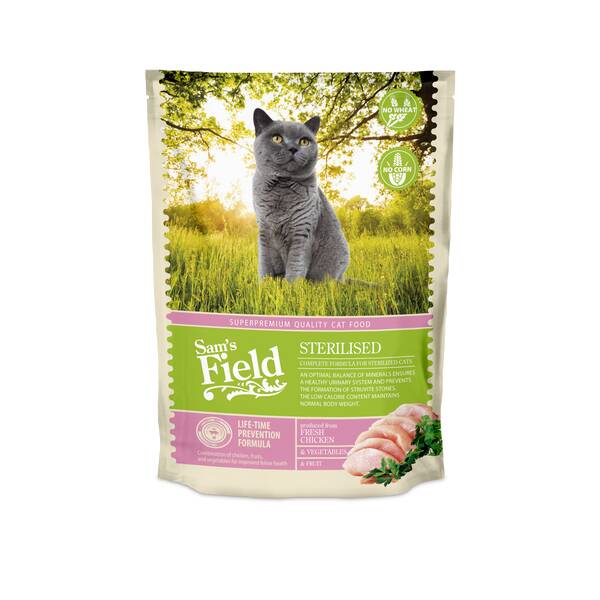 SAM'S FIELD Cat Sterilized Chicken 400gr