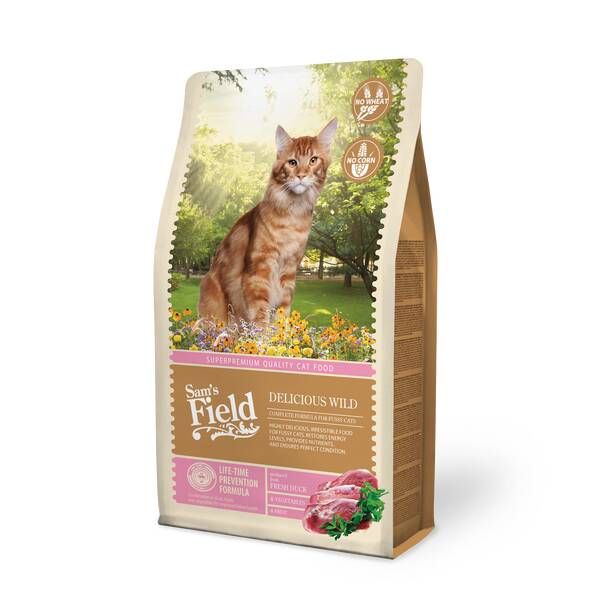 SAM'S FIELD Cat Adult Delicius Wild 2.5kg