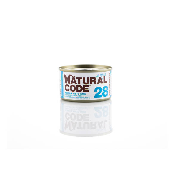 NATURAL CODE Adult Cat Tuna&Seafood 85gr